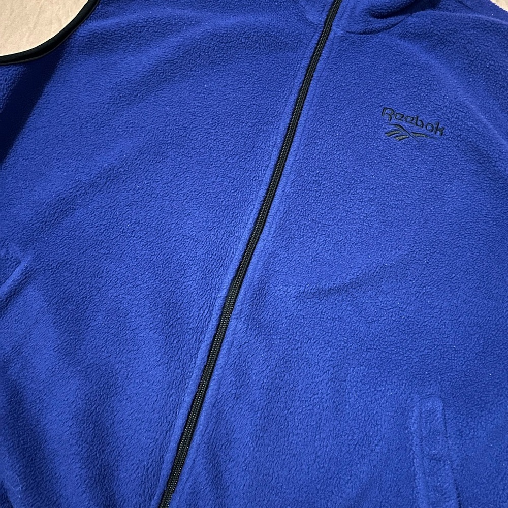 Vintage Reebok Blue Fleece Vest - Picture 2 of 4